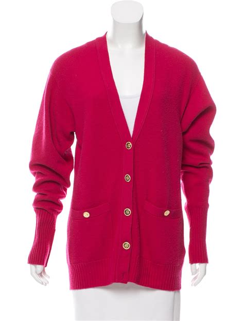 chanel cashmere cardigan.